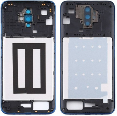 Sandreezz OPPO A9 2020 Middle Side Ring With side Keys Front Panel(Blue)