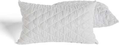 ACHIR Luxury Microfibre Solid Sleeping Pillow Pack of 2(White)