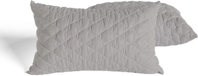 ACHIR Microfibre Solid Sleeping Pillow Pack of 2(Grey)
