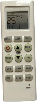 Sugnesh Ac- REMOTE COMPATIBLE FOR  AC ONIDA Remote Controller(White)