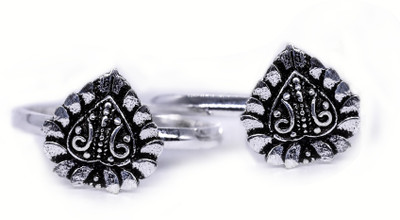 jsaj HEART/PAAN SHAPE FILGIREE TOERING Silver Silver Plated Toe Ring