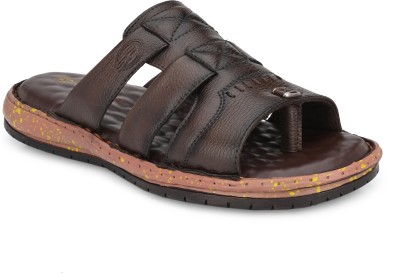 Softio SFT186 Synthetic Leather Outdoor | Lightweight | Stylish | Trendy Men Sandals(Brown , 10)