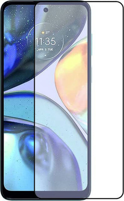VISHZONE Edge To Edge Tempered Glass for Motorola Moto G22(Pack of 1)