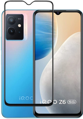 VISHZONE Edge To Edge Tempered Glass for vivo iQOO Z6 Pro 5G(Pack of 1)