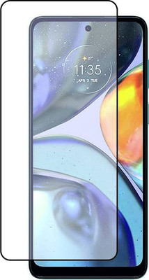 VISHZONE Edge To Edge Tempered Glass for Motorola Moto G22(Pack of 1)