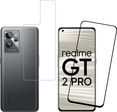 Vatsin Front and Back Tempered Glass for Realme GT 2 Pro(Pack of 2)