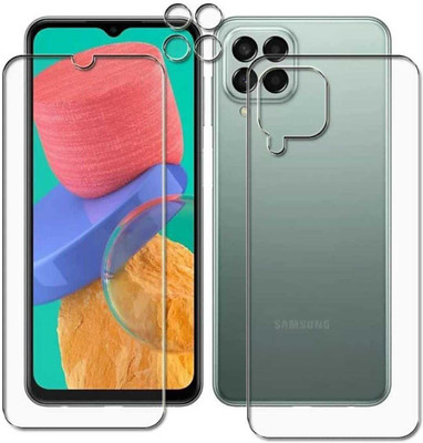 DOWRVIN Front and Back Tempered Glass for SAMSUNG GALAXY M33 5G(Pack of 2)