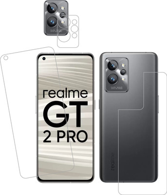 Vatsin Front and Back Tempered Glass for Realme GT 2 Pro(Pack of 3)