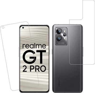Vatsin Front and Back Tempered Glass for Realme GT 2 Pro(Pack of 2)