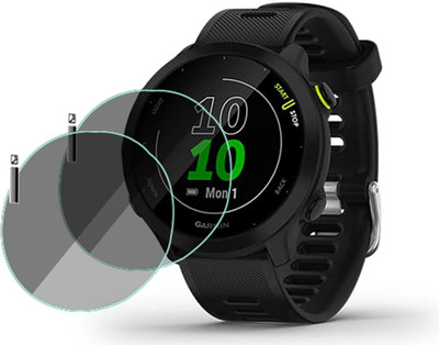 XAZE Screen Guard for Garmin Forerunner 55 SMATRWATCH(Pack of 2)