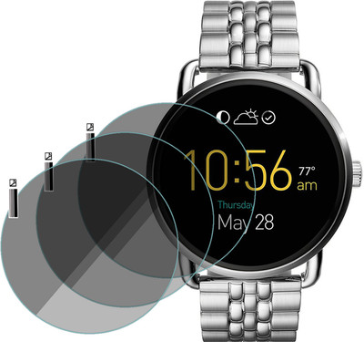 XAZE Screen Guard for FOSSIL Q Wander SMATRWATCH(Pack of 3)