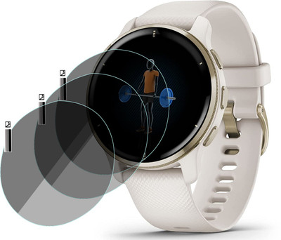 XAZE Screen Guard for Garmin Venu 2 Plus SMATRWATCH(Pack of 3)