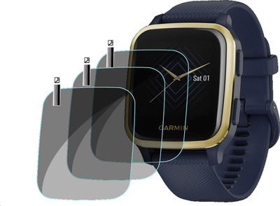 XAZE Screen Guard for Garmin Venu Sq Music SMARTWATCH(Pack of 3)