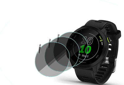 XAZE Screen Guard for Garmin Forerunner 55 SMATRWATCH(Pack of 3)