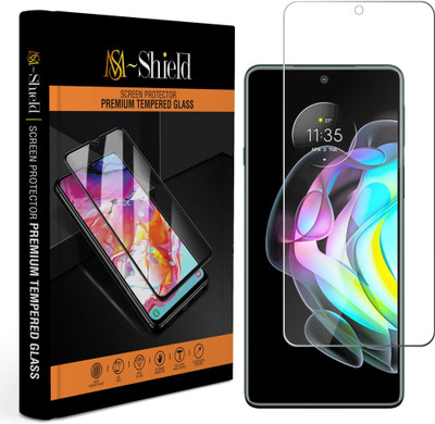 MS-Shield Impossible Screen Guard for Motorola Edge 20, Clear Plastic Film Screen Protector (NOT Glass)(Pack of 1)
