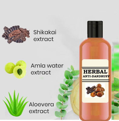 ADJD DANDRUFF FREE HERBAL SHAMPOO EXTRACT WITH NEEM , & GREEN TEA FOR HAIR CONTROL(100 ml)