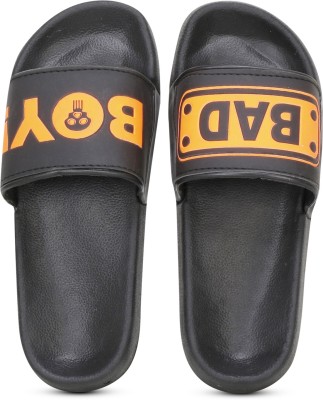 Joggesko Men Slides(Black , 8)