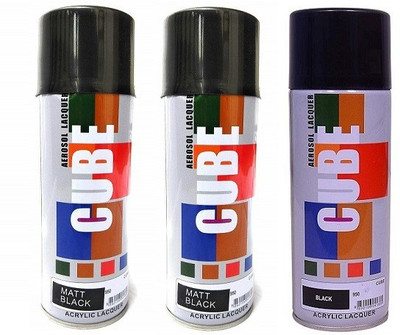 CUBE Cube Aerosol Multi Purpose Spray Paint Each bottle 450 ML 3 PC COMBO Multicolor Spray Paint 450 ml(Pack of 3)