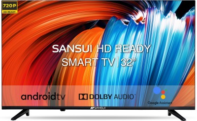 View Sansui 80 cm (32 inch) HD Ready LED Smart Android TV(JSW32ASHD)  Price Online
