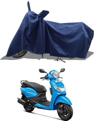 KEDIT Two Wheeler Cover for Hero(Pleasure, Blue)