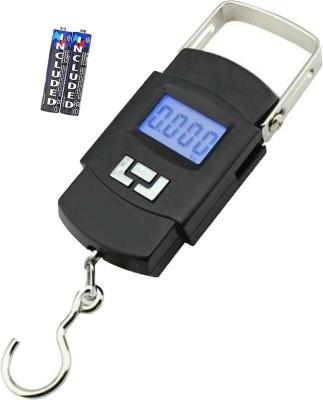 Kelo 10G-50Kg Digital Weight Machine For Luggage/Fishing MB220425 Weighing Scale(Black)