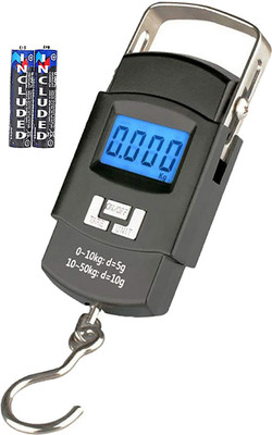 Glancing 50Kg Suitcase Weighing Machine MB220425 Weighing Scale(Black)