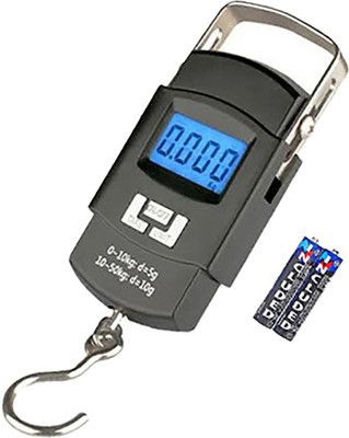 Kelo 50 Kg Hook Type Digital Led Screen Portable Luggage MB220425 Weighing Scale(Black)