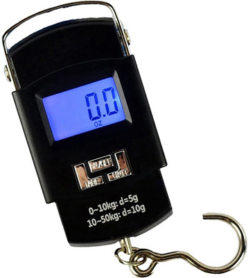 Glancing 50Kg Portable Digital Luggage Scale MB220425 Weighing Scale(Black)