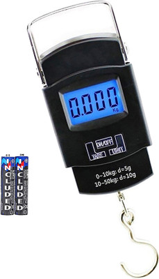 Glancing 50Kg Digital Weight Machine For Weighing Household Items MB220425 Weighing Scale(Black)