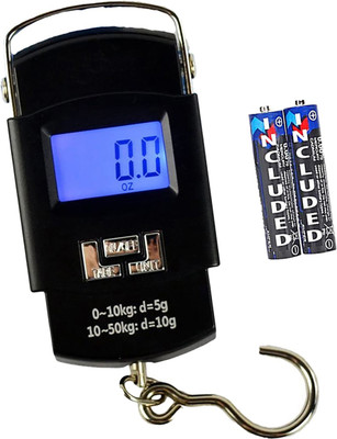 Glancing 50Kg Digital Hand Weight Machine MB220425 Weighing Scale(Black)