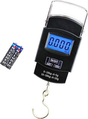 Kelo 50Kg Hanging Luggage Weighing Scale MB220425 Weighing Scale(Black)