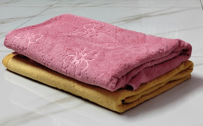 GKEstore Microfiber 480 GSM Bath Towel(Pack of 2)