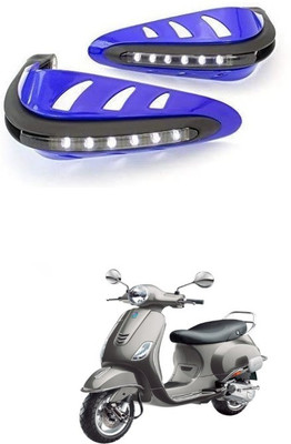 PRTEK Motorcycle Universal Bike Hand Guards with DRL Running Light 368 Bike Crash Guard(Piaggio)