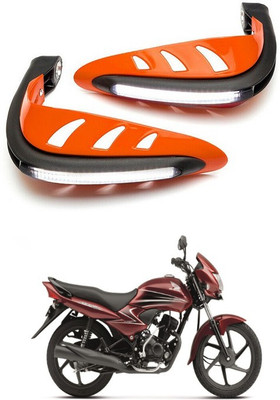 PRTEK Motorcycle Universal Bike Hand Guards with DRL Running Light 437 Bike Crash Guard(Honda)