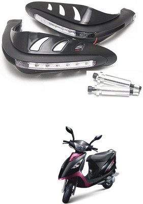 PRTEK Motorcycle Universal Bike Hand Guards with DRL Running Light 154 Bike Crash Guard(TVS)