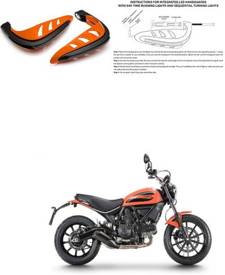 PECUNIA Side LED Indicator Light for Mahindra Rodeo RZ(Orange)