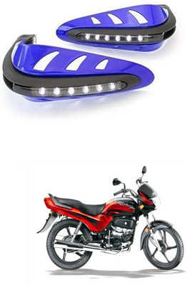 PRTEK Motorcycle Universal Bike Hand Guards with DRL Running Light 311 Bike Crash Guard(Mahindra)