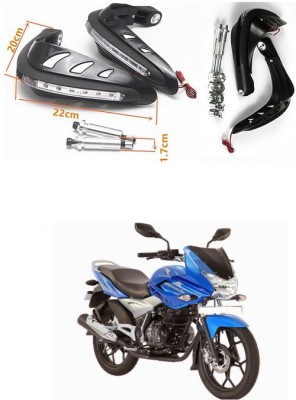 PRTEK Motorcycle Universal Bike Hand Guards with DRL Running Light 48 Bike Crash Guard(Bajaj)