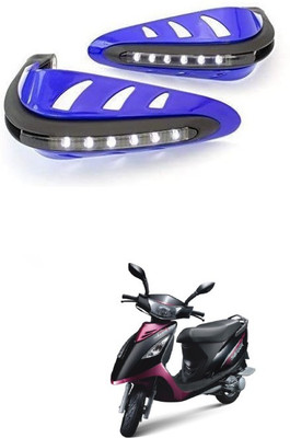 PRTEK Motorcycle Universal Bike Hand Guards with DRL Running Light 333 Bike Crash Guard(Mahindra)