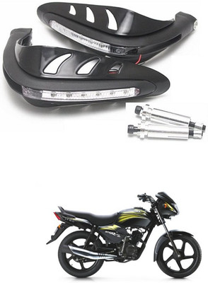 PRTEK Motorcycle Universal Bike Hand Guards with DRL Running Light 151 Bike Crash Guard(TVS)