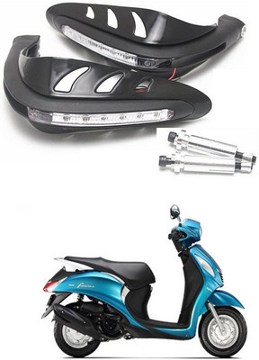 PRTEK Motorcycle Universal Bike Hand Guards with DRL Running Light 70 Bike Crash Guard(Yamaha)