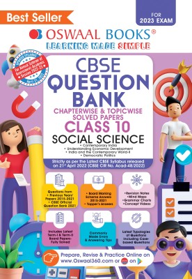 Oswaal Cbse Chapterwise & Topicwise Question Bank Class 10 Social Science Book (for 2022-23 Exam)(English, Paperback, unknown)