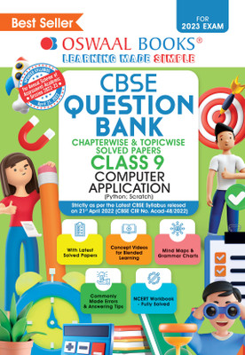 Oswaal CBSE Chapterwise & Topicwise Question Bank Class 9 Computer Application Book (For 2023 Exam)(Paperback, Oswaal Editorial Board)