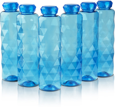 POLYSET 1000 ml Plastic Bottle(Pack of 6, Blue)