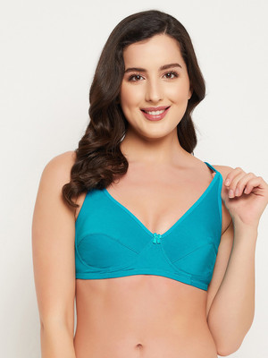 Clovia Women T-Shirt Non Padded Bra(Blue)