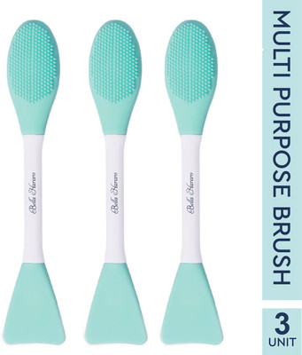 BELLA HARARO Multipurpose Soft and Flexible Silicone Face Scrubber & Exfoliating Brush(Pack of 3)