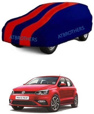 SRI GORAKHNATH TRADERS Car Cover For Volkswagen Polo 1.5 TDI Trendline (Without Mirror Pockets)(Blue, Red)