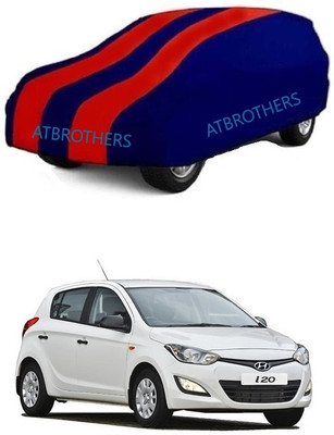 ATBROTHERS Car Cover For Hyundai i20 Asta CRDI (Without Mirror Pockets)(Blue, Red)