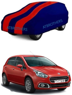 SRI GORAKHNATH TRADERS Car Cover For Fiat Punto Nsplit (Without Mirror Pockets)(Blue, Red)