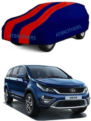 ATBROTHERS Car Cover For Tata Hexa (Without Mirror Pockets)(Blue, Red)